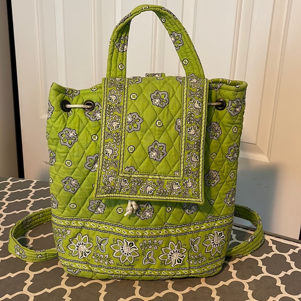 Vera Bradley backpack in kiwi